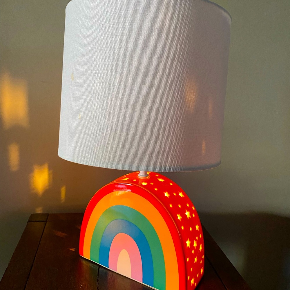 Ceramic Rainbow Illuminated Dual Light Lamp Nightlight Target 2020 🌈